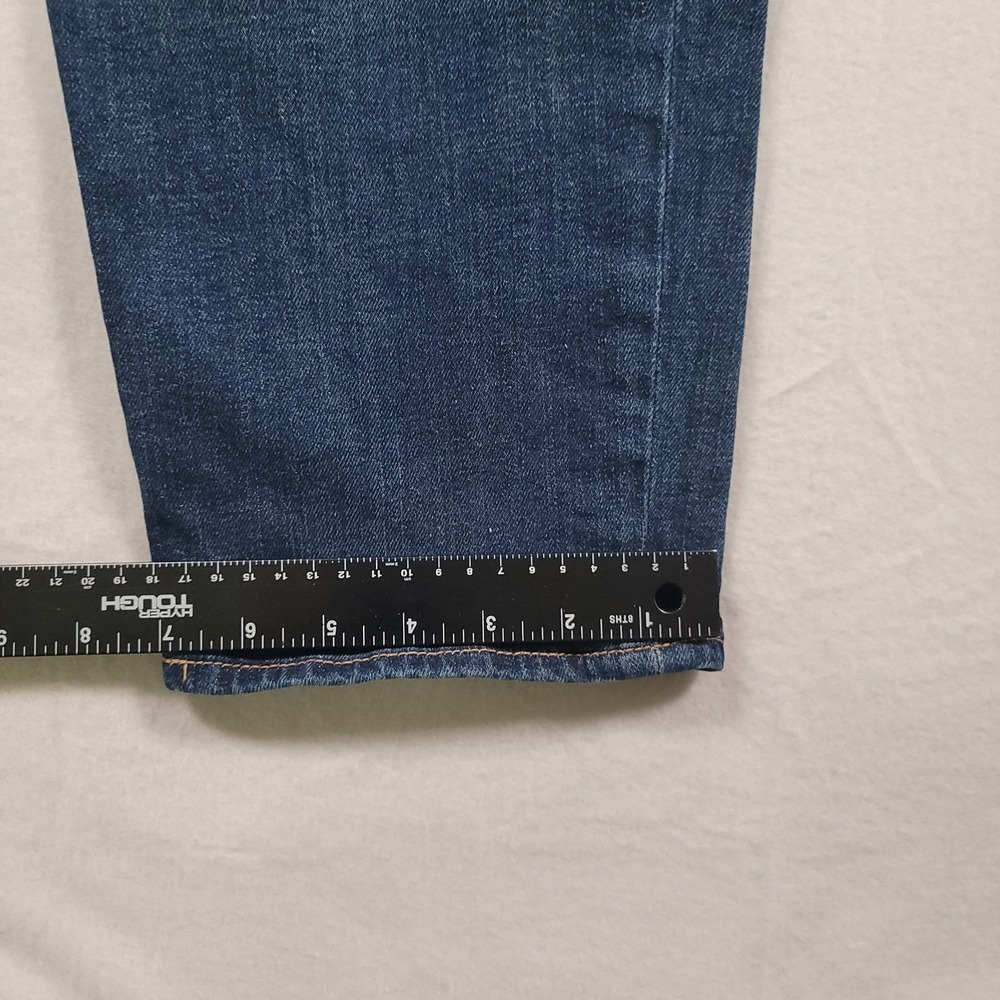 Lucky Brand 121 Heritage Slim Jeans Mens 40x30 Blue Dark Wash Stretch Denim - Picture 12 of 16